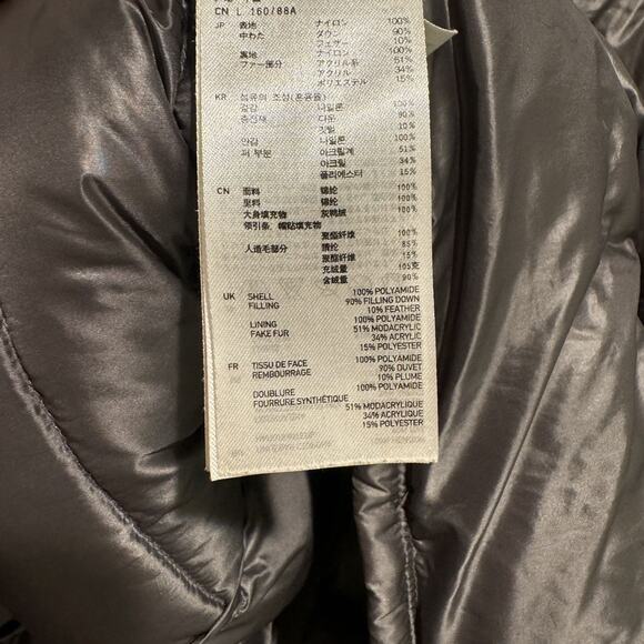 Uniqlo Gray Premium Down Ultra Light Long Coat Size Large - Picture 7 of 7